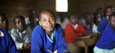 With a safe, clean water supply close at hand, Stidia has more time for school.